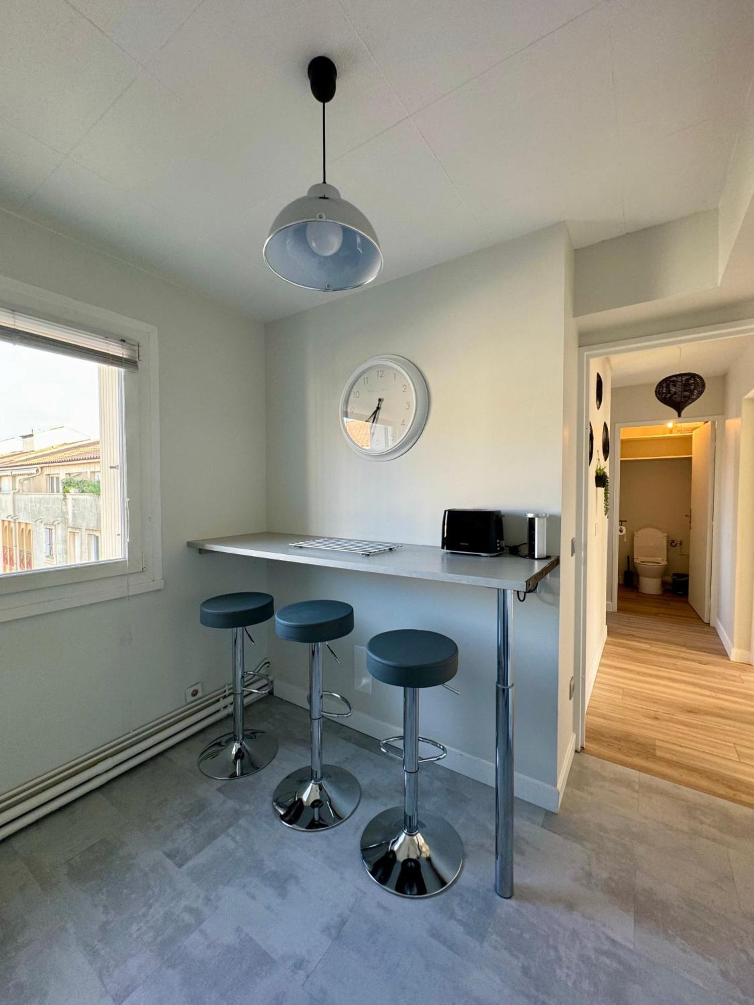 Appartement 50M2, Montpellier Ovalie, Clim-Balcon-Netflix エクステリア 写真