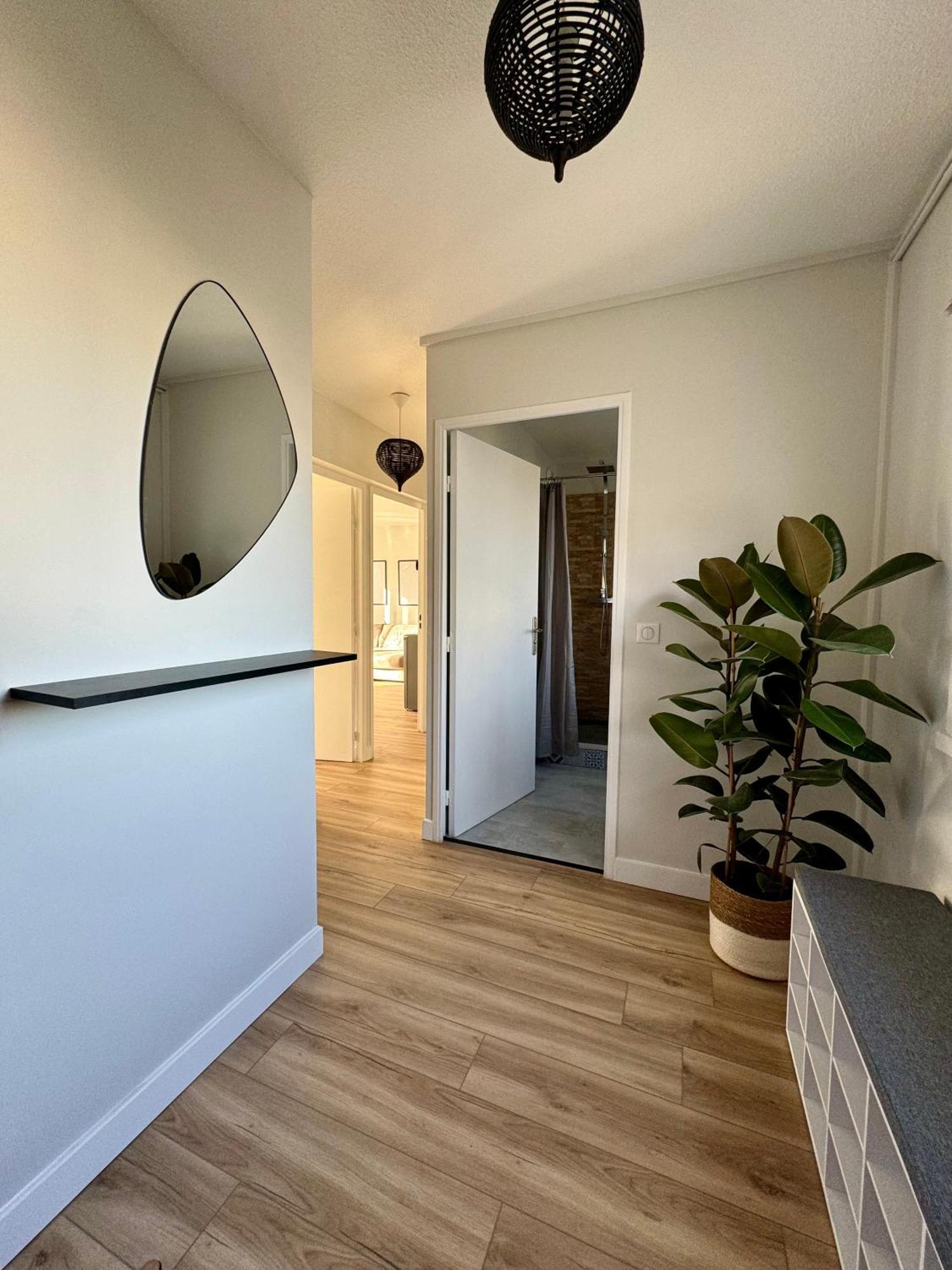 Appartement 50M2, Montpellier Ovalie, Clim-Balcon-Netflix エクステリア 写真